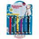 Obojek nylon pro štěňata rozliš.růž.-hnědá S-M 6ks TR