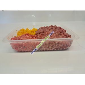 MPP Barf 4 Hověz&iacute; mlet&eacute; + kachn&iacute; kř&iacute;dla mlet&aacute; + zeleninov&aacute; směs